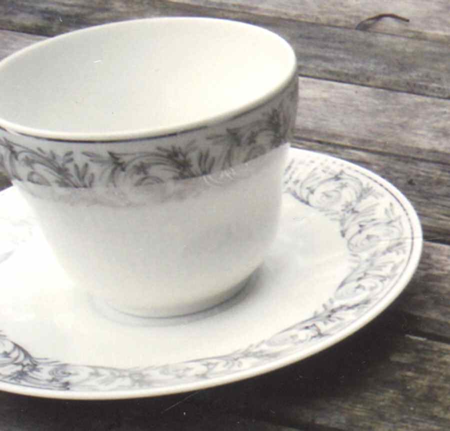 SLT17 Footed Cup & Saucer Set by Seltmann-1