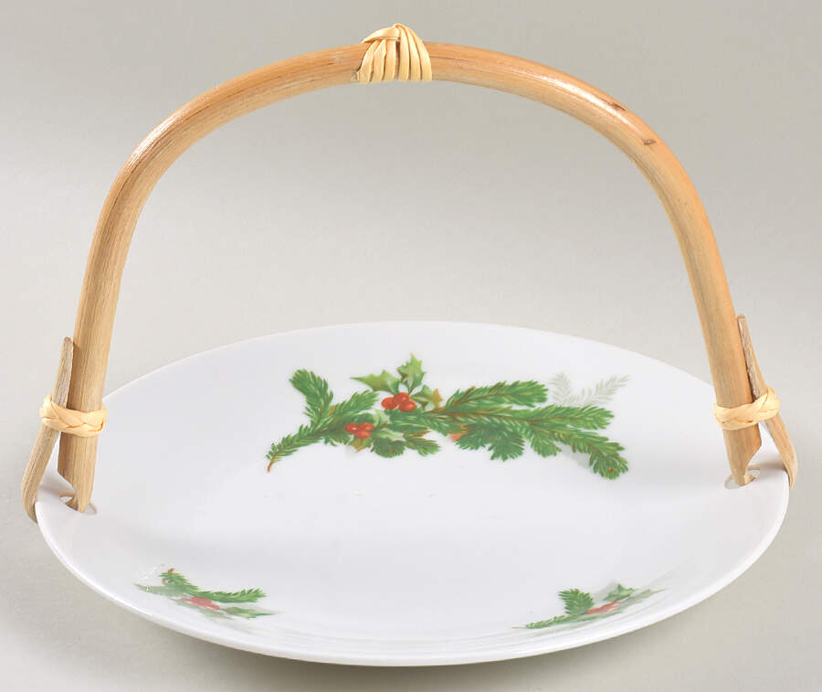 SLT43 5 3/8"-5 5/8" Bamboo Handled Serving Plate  HC by Seltmann-1