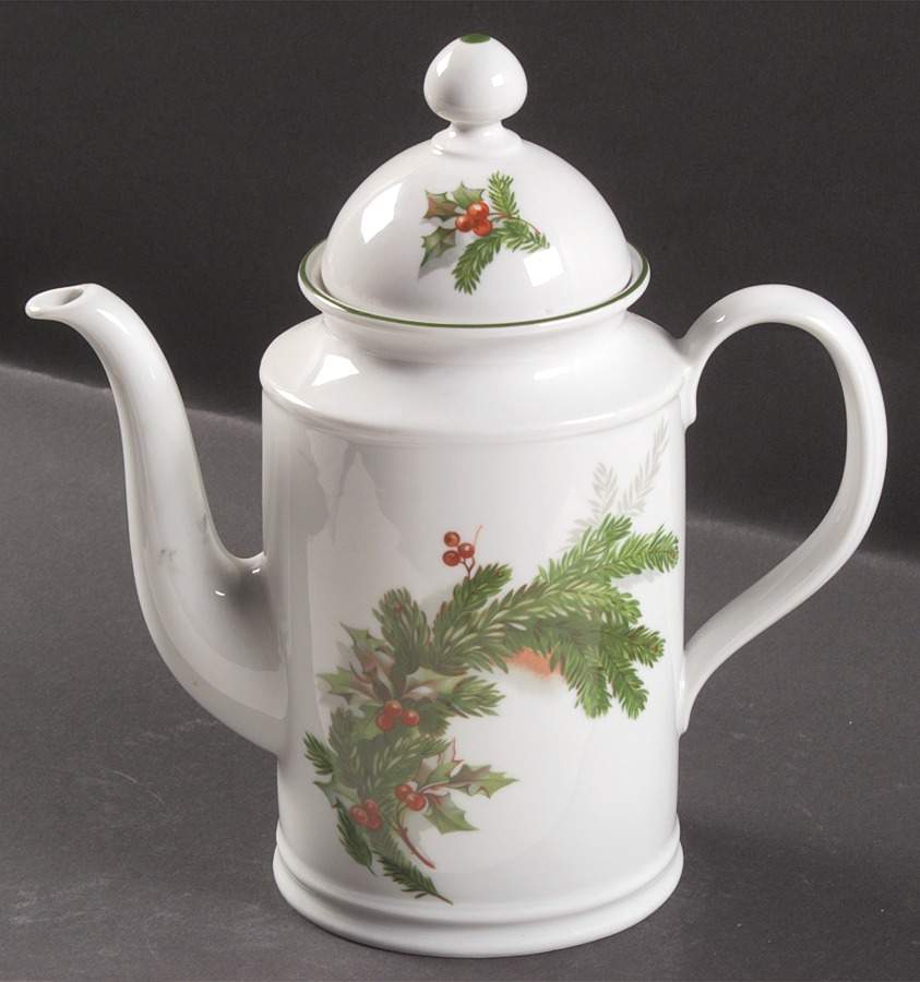 Holly Coffee Pot & Lid by Seltmann-1