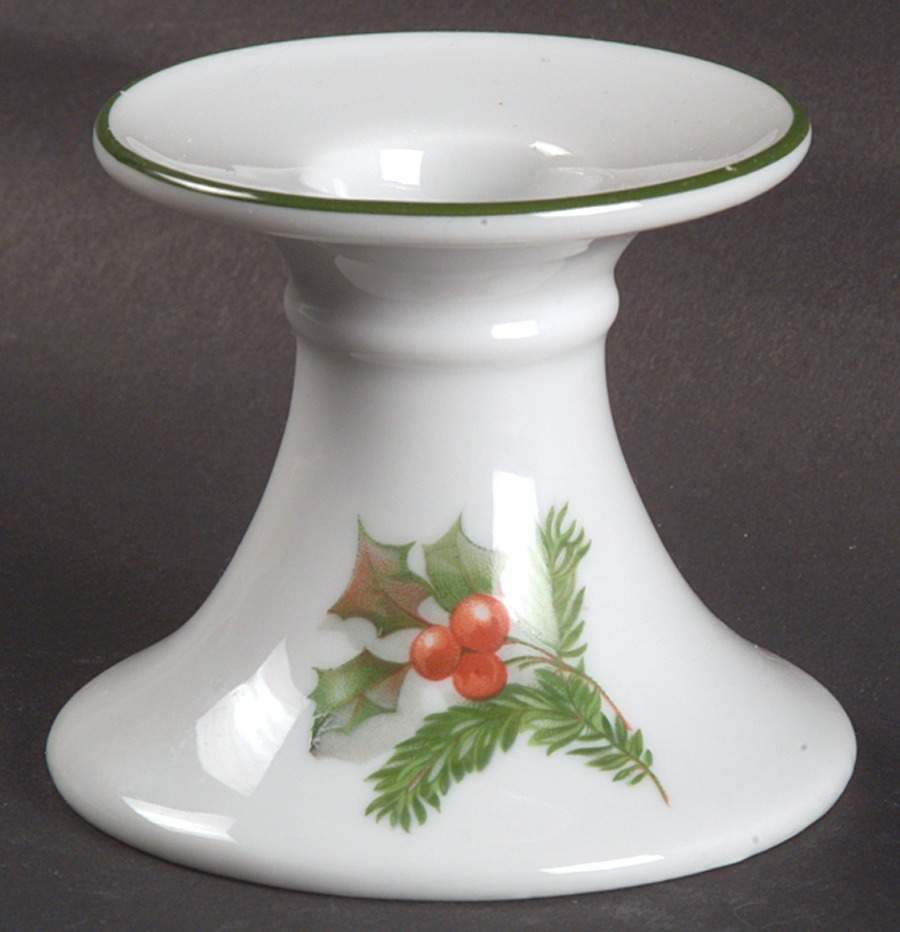 Holly 2" Candlestick by Seltmann-1