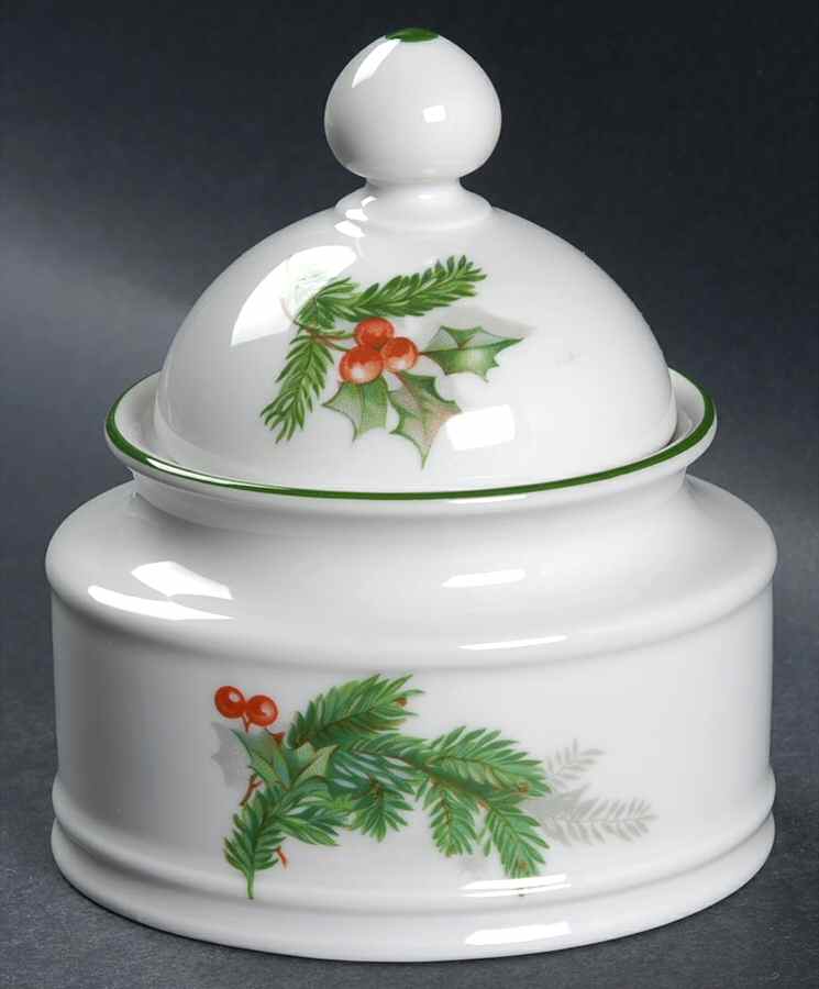 Holly Sugar Bowl & Lid by Seltmann-1