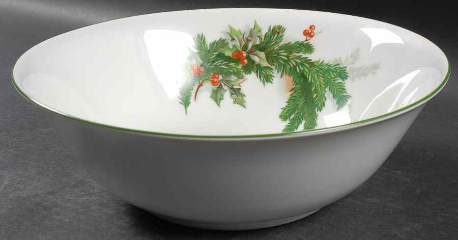 Holly 10" Large Salad Serving Bowl by Seltmann-1