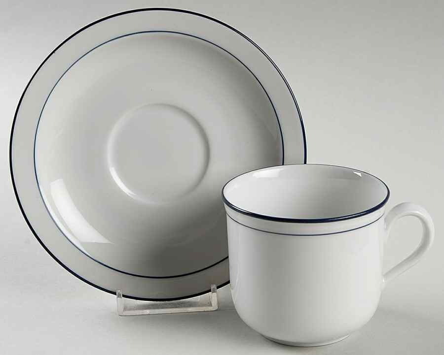 SLT64 Flat Cup & Saucer Set by Seltmann-1