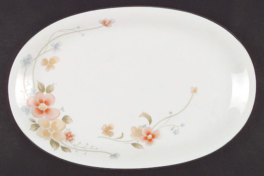 SLT75 14" Oval Serving Platter by Seltmann-1