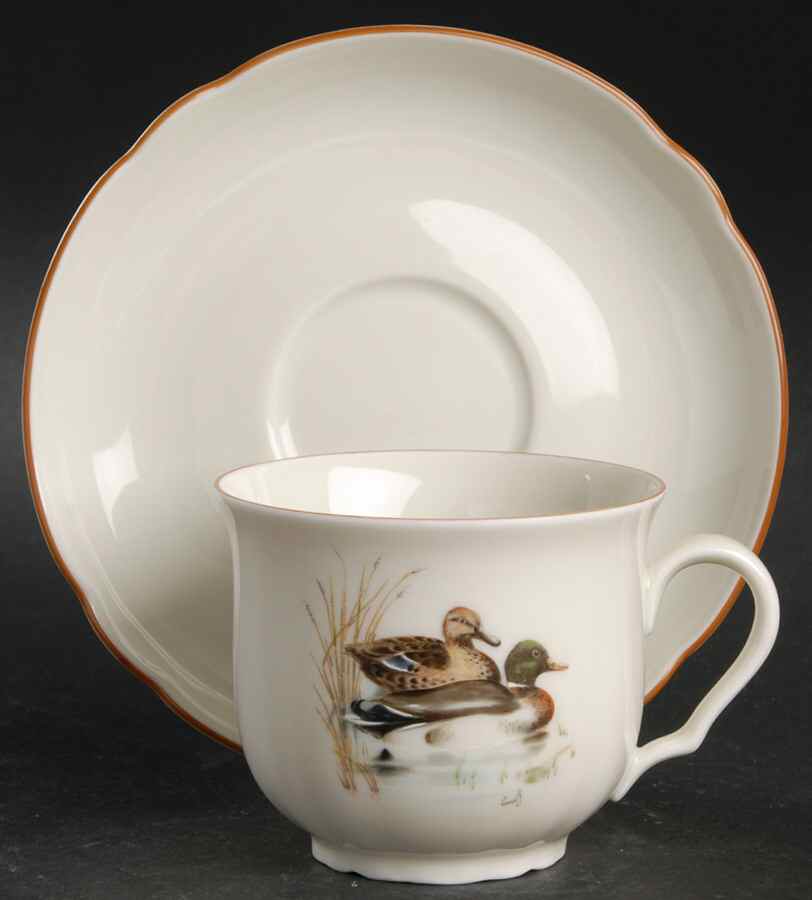 SLT81 Flat Cup & Saucer Set by Seltmann-1
