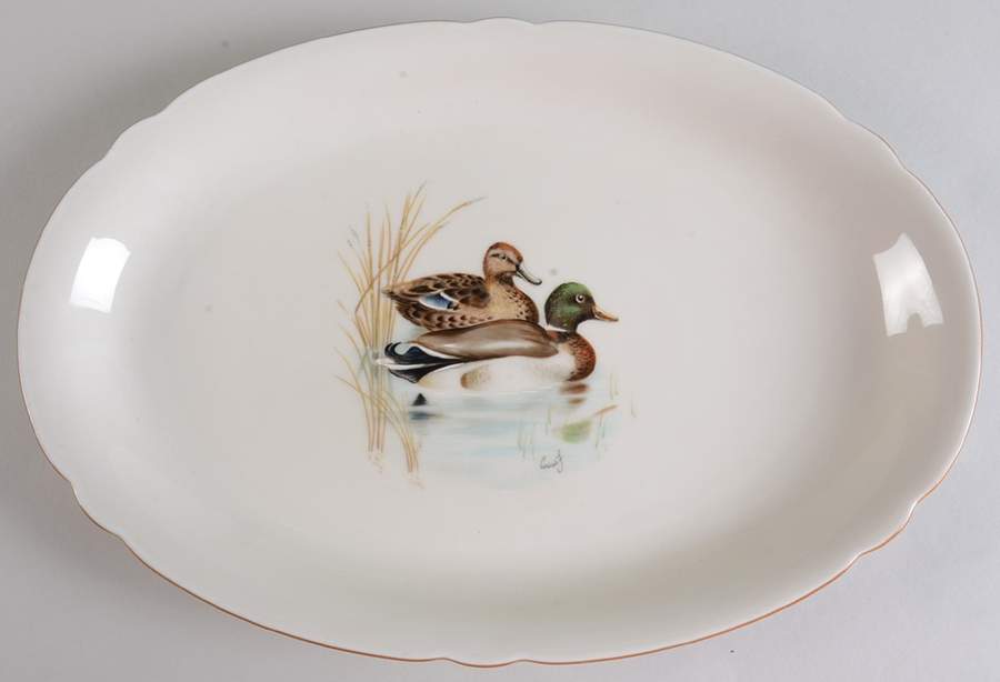 SLT81 13" Oval Serving Platter by Seltmann-1