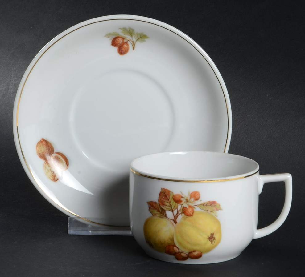 SLT83 Flat Cup & Saucer Set by Seltmann-1