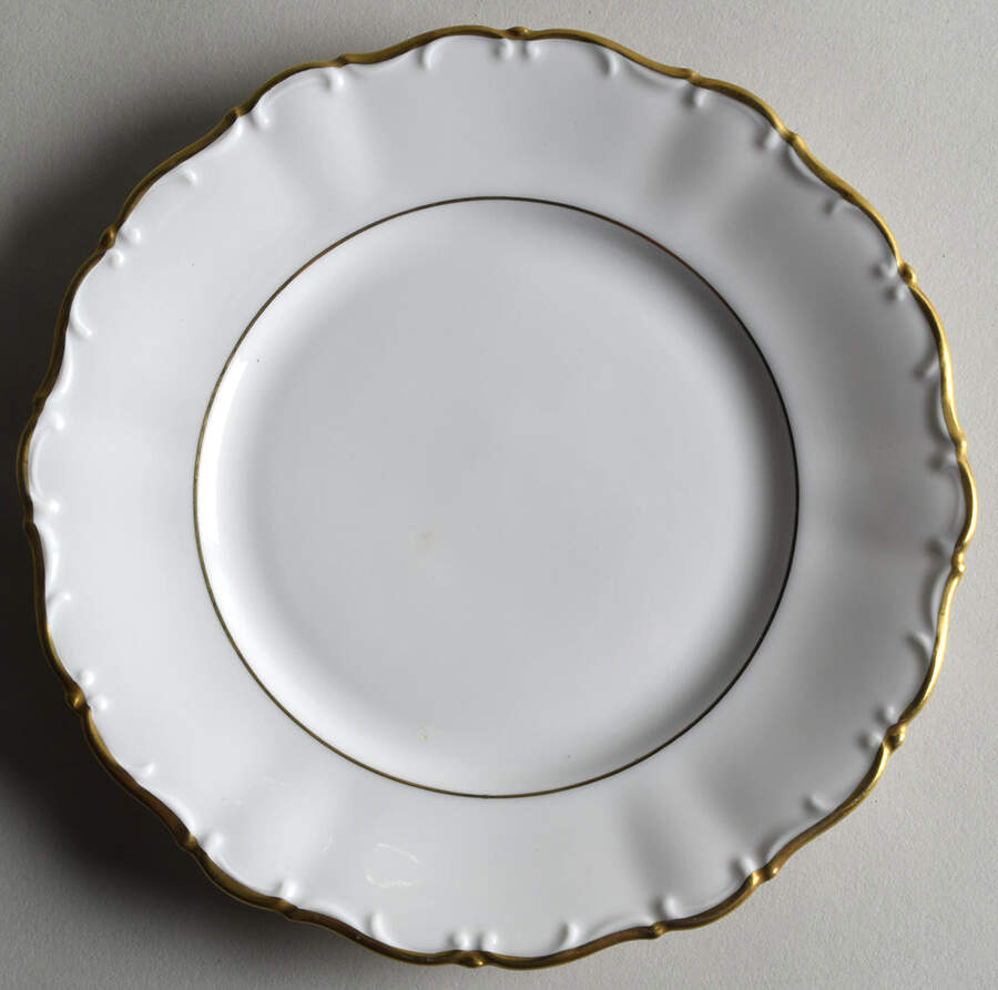 State Gold Salad Plate by Seltmann-1