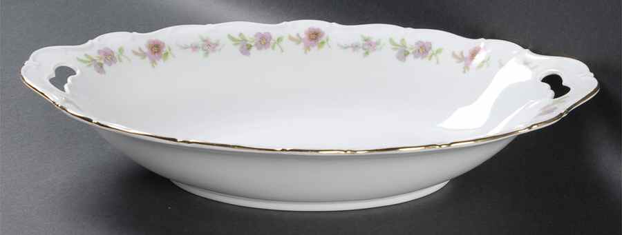 Theresia Floral 13" Oval Vegetable Bowl by Seltmann-1
