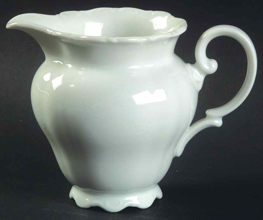Theresia White Creamer by Seltmann-1
