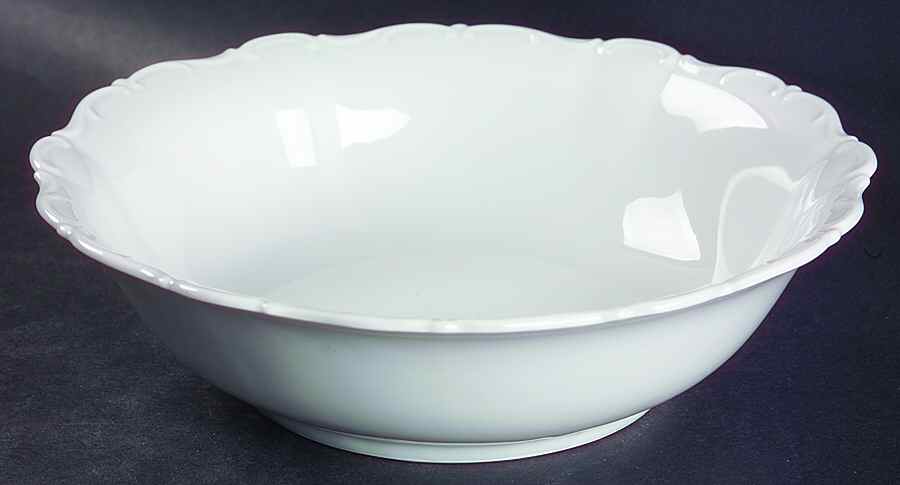 Theresia White 8" Round Vegetable Bowl by Seltmann-1