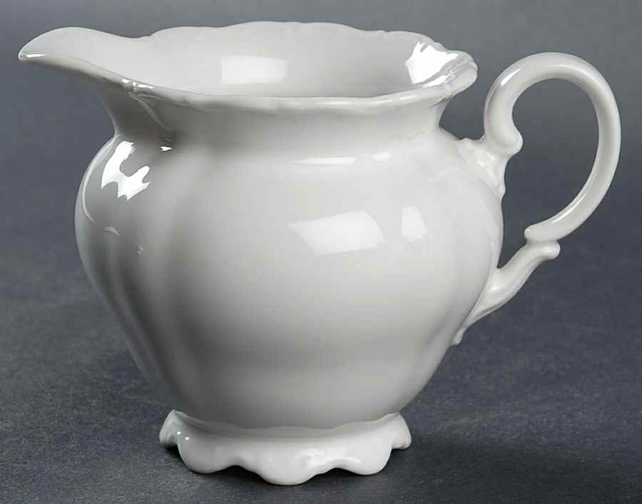 Theresia White Creamer by Seltmann-1