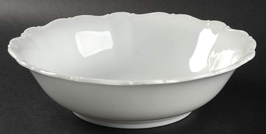 Theresia White 9" Round Vegetable Bowl by Seltmann-1