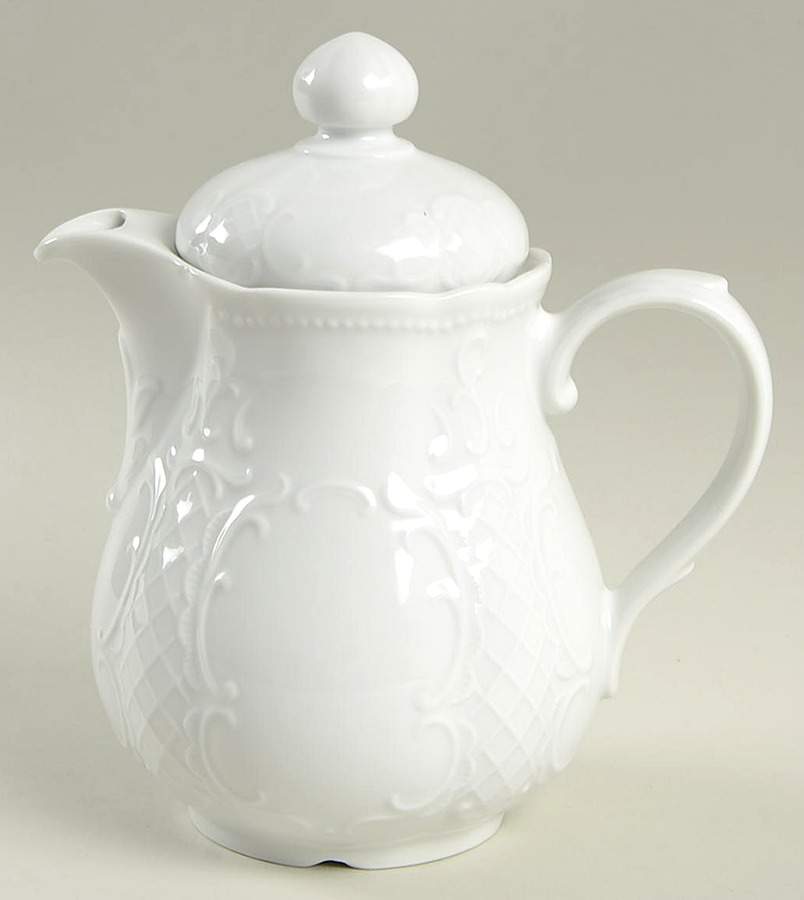 Vienna White Small Coffee Pot & Lid by Seltmann-1