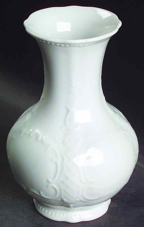 Vienna White 6" Vase by Seltmann-1