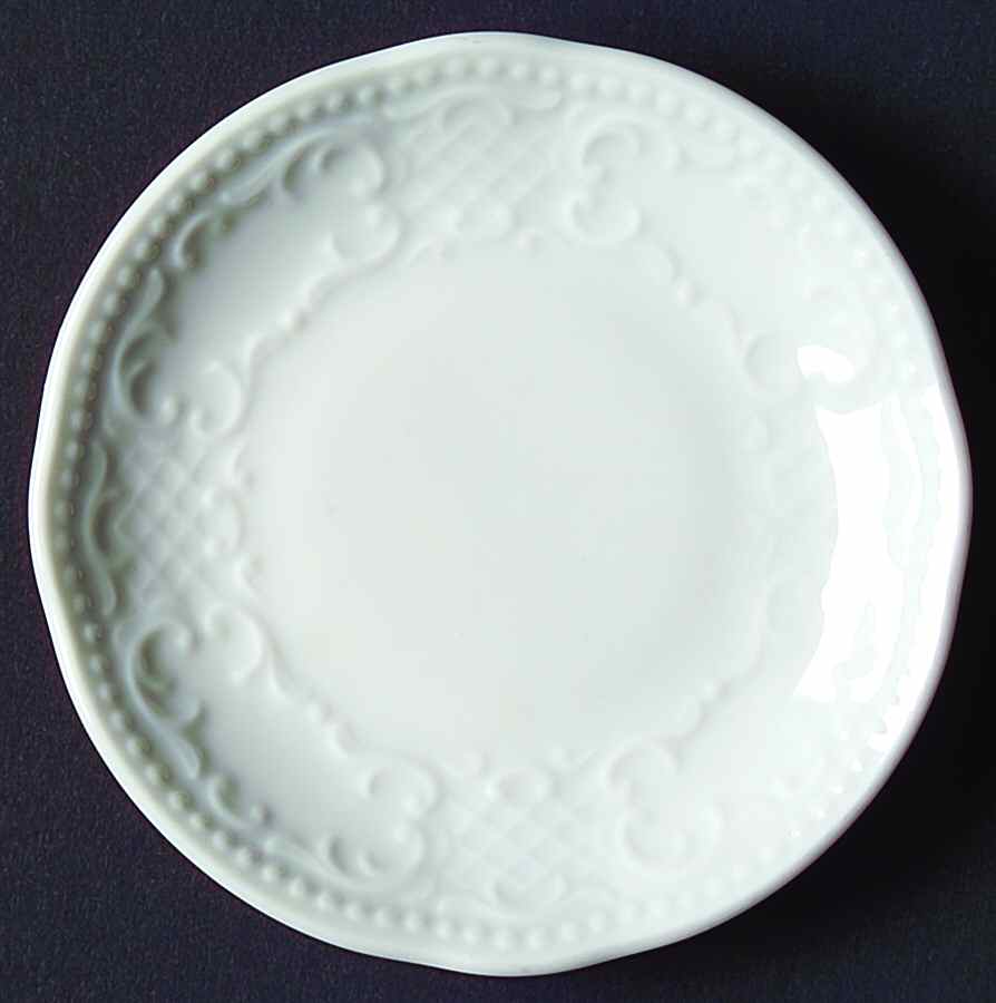 Vienna White Miniature Sugar Dish/Plate by Seltmann-1