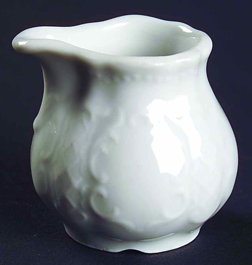 Vienna White Miniature Creamer by Seltmann-1