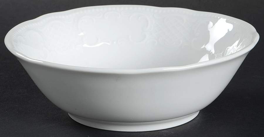 Vienna White Soup/Cereal Bowl by Seltmann-1