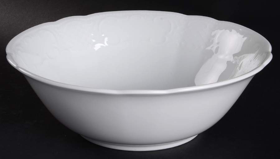 Vienna White 10" Round Vegetable Bowl by Seltmann-1
