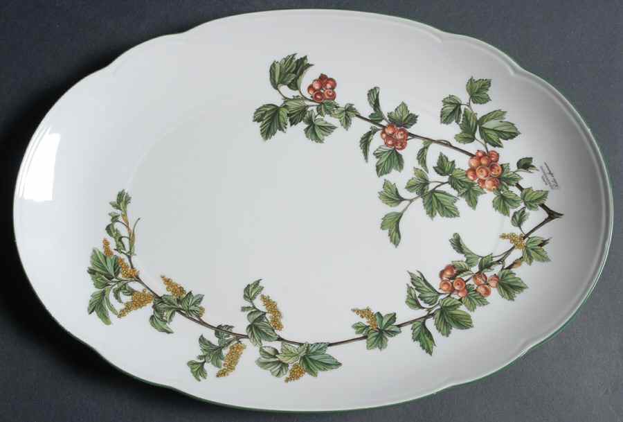 Waldbeere 12" Oval Serving Platter by Seltmann-1