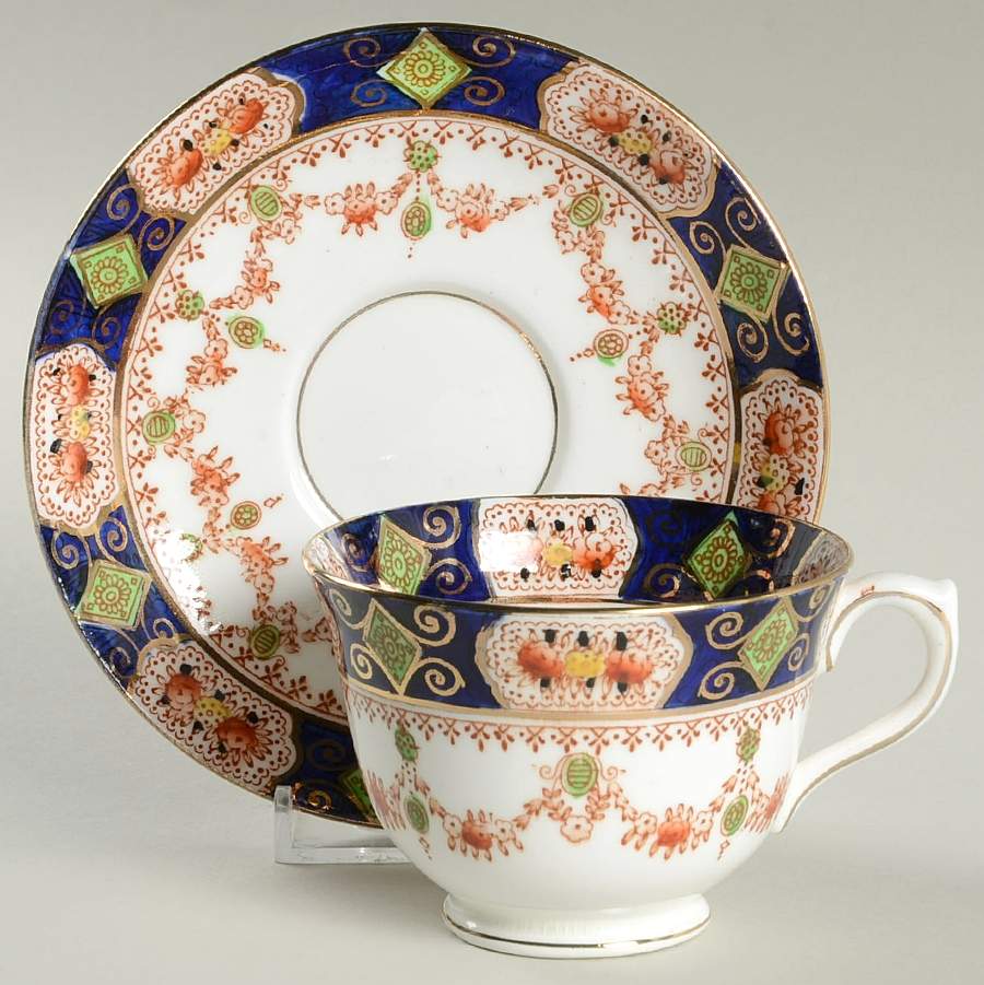 2586 Footed Cup & Saucer Set by St Michael-1