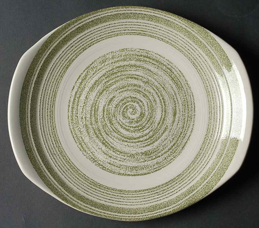 El Verde Handled Cake Plate by Max Schonfeld-1