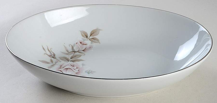 April Rose 10" Oval Vegetable Bowl by Sandalwood-1