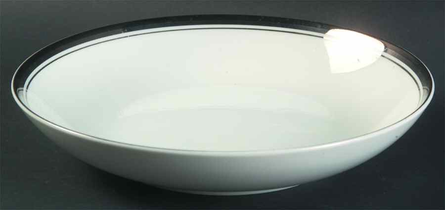 Tudor Black Coupe Soup Bowl by Sandalwood-1