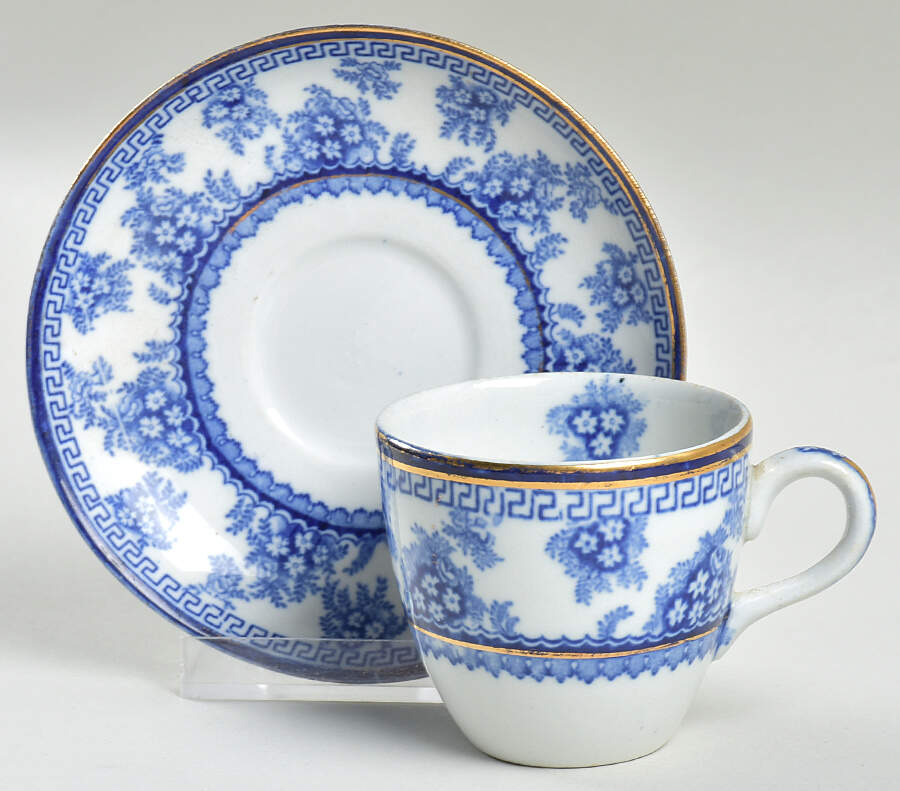 Torbrex Demitasse Cup & Saucer Set by Stanley Pottery -1
