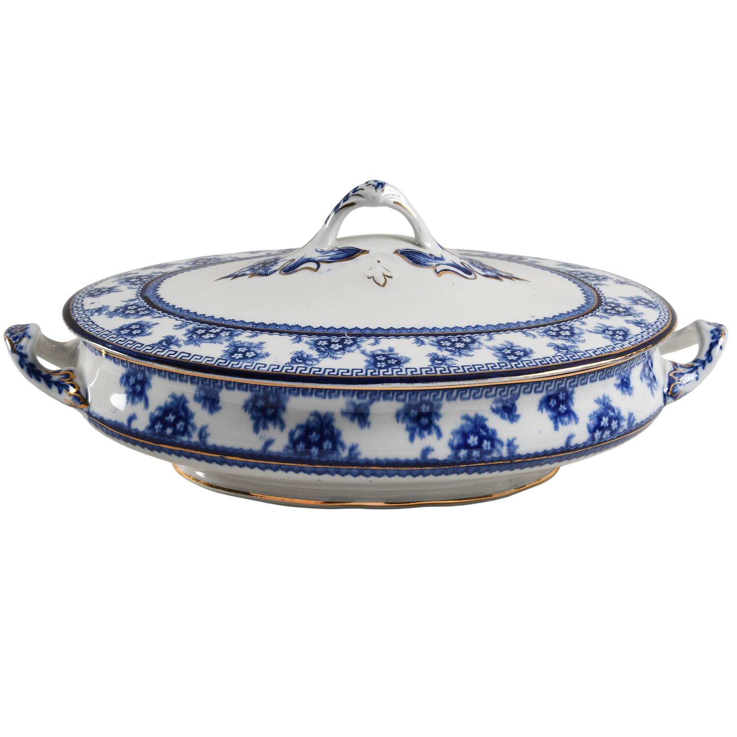 Torbrex Oval Covered Vegetable by Stanley Pottery -1