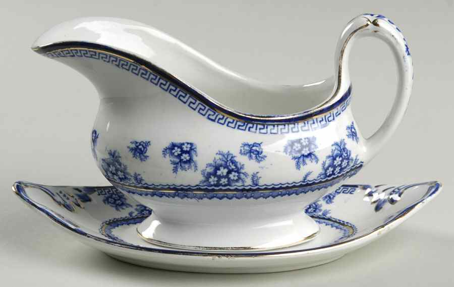 Torbrex Gravy Boat & Underplate by Stanley Pottery -1