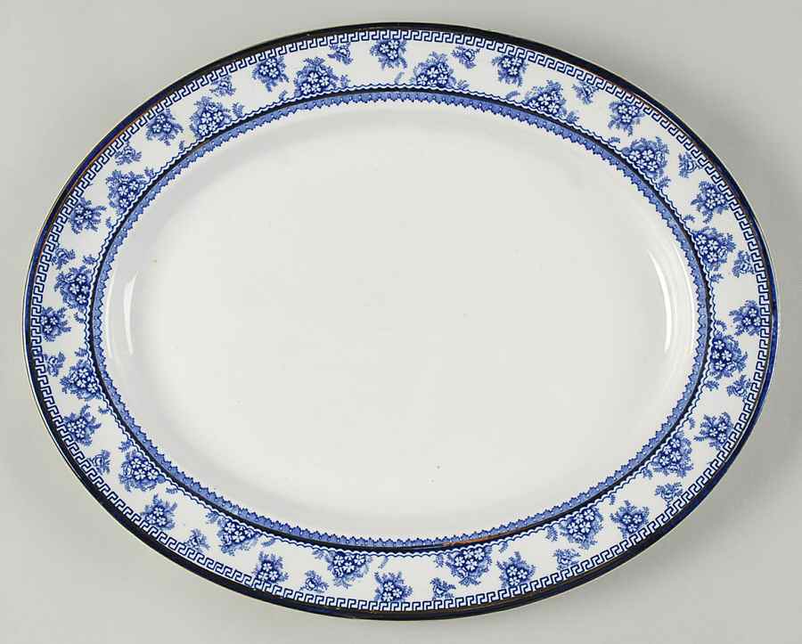 Torbrex 14" Oval Serving Platter by Stanley Pottery -1