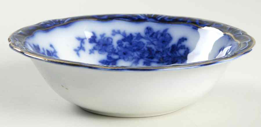 Touraine (Flow Blue) Coupe Cereal Bowl by Stanley Pottery -1