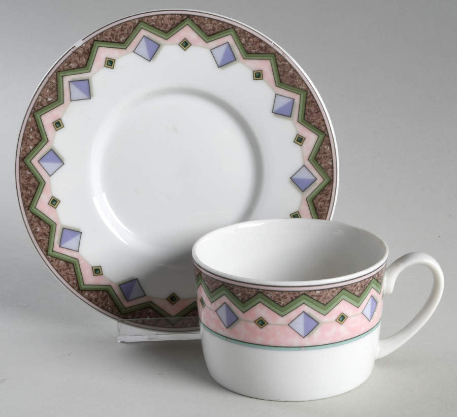 Accolade Flat Cup & Saucer Set by Studio Nova-1