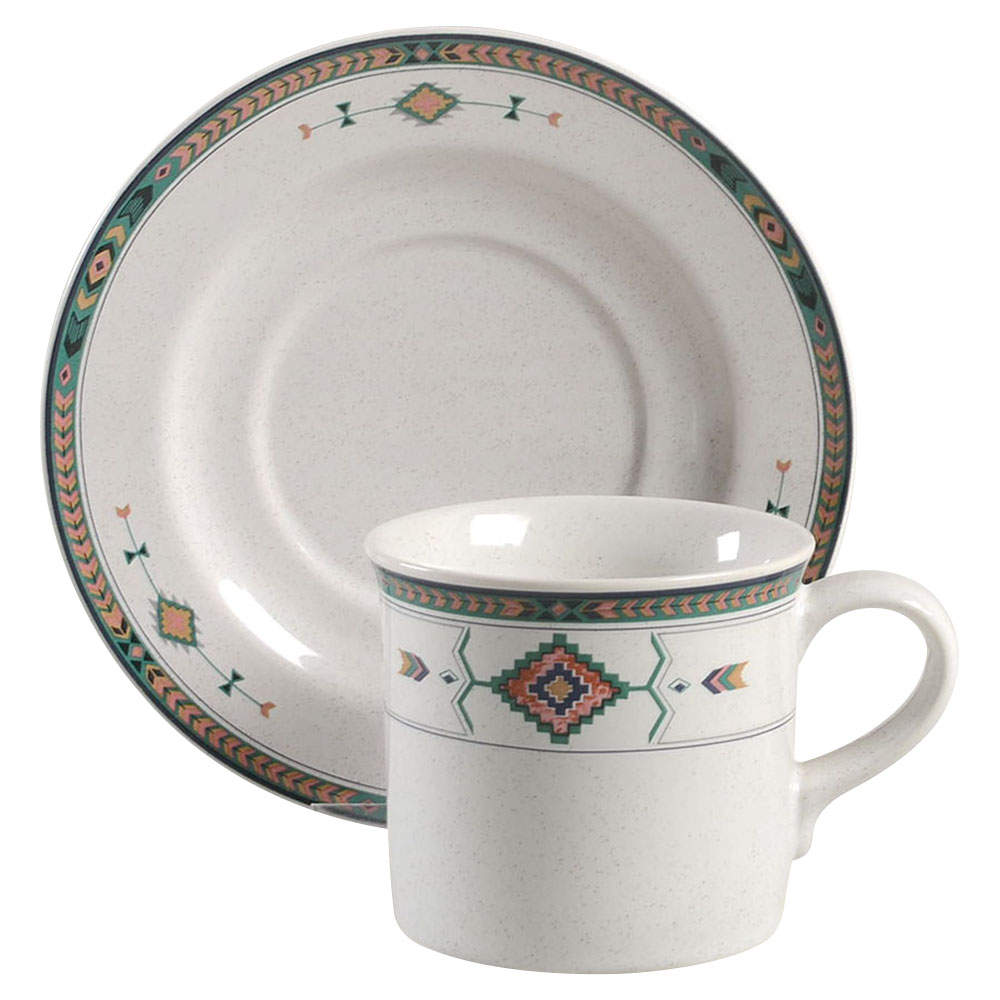 Adirondack Flat Cup & Saucer Set by Studio Nova-1
