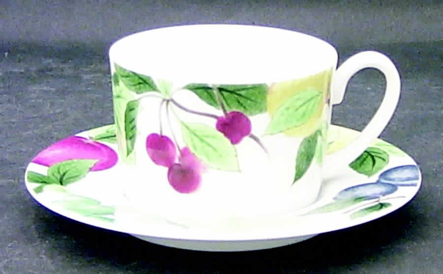 Autumn Jewels Flat Cup & Saucer Set by Studio Nova-1