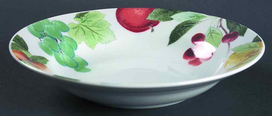 Autumn Jewels Rim Soup Bowl by Studio Nova-1