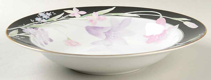 Balmoral Black 10" Round Vegetable Bowl by Studio Nova-1