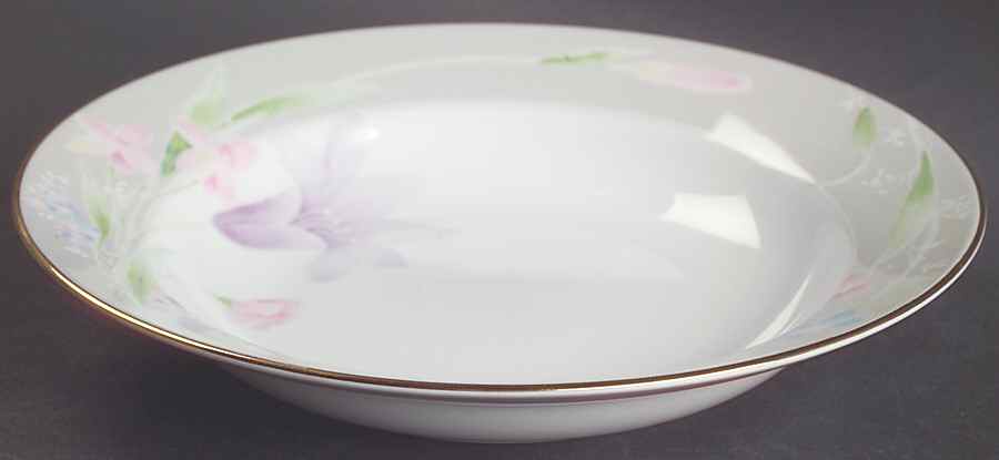 Balmoral Gray Rim Soup Bowl by Studio Nova-1
