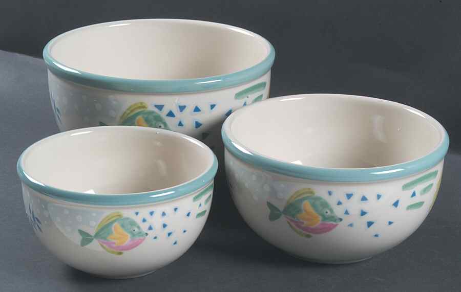 Barrier Reef (3 Piece) Mixing Bowl Set by Studio Nova-1