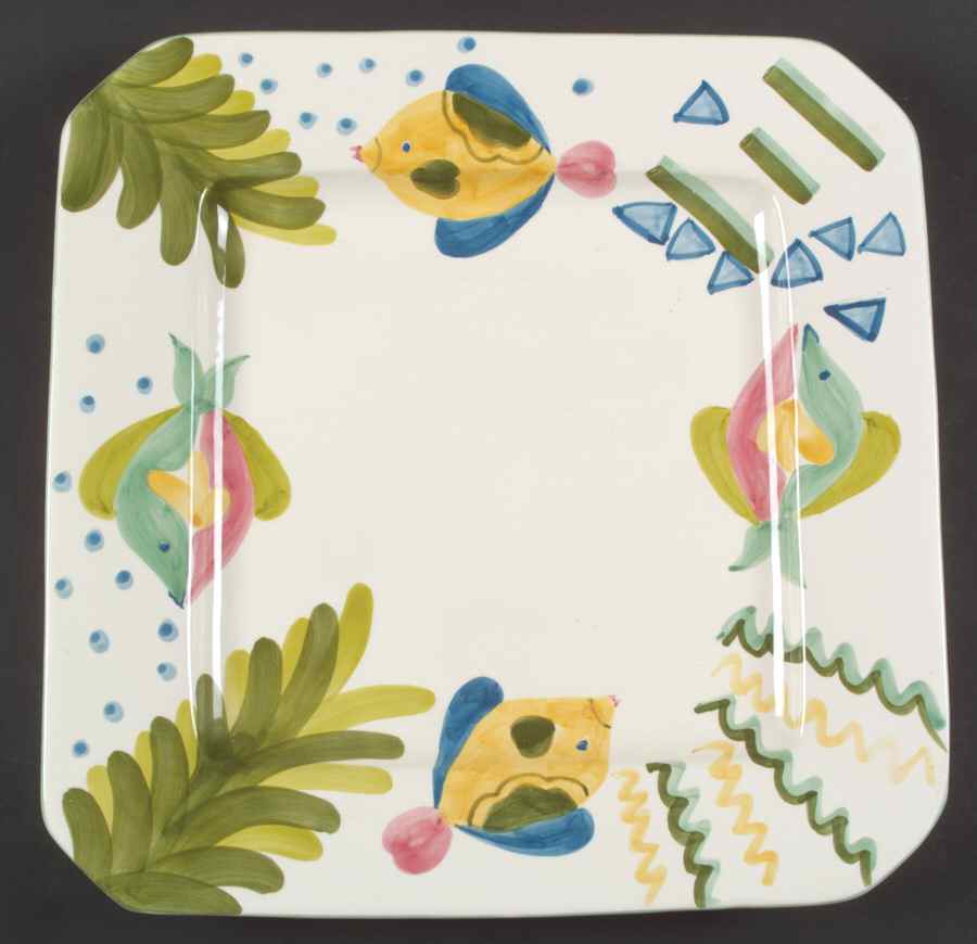 Barrier Reef 16" Square Serving Platter by Studio Nova-1