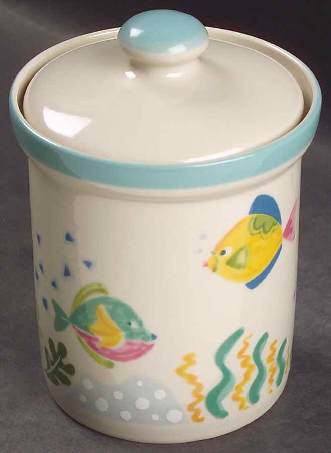 Barrier Reef Small Canister & Lid by Studio Nova-1