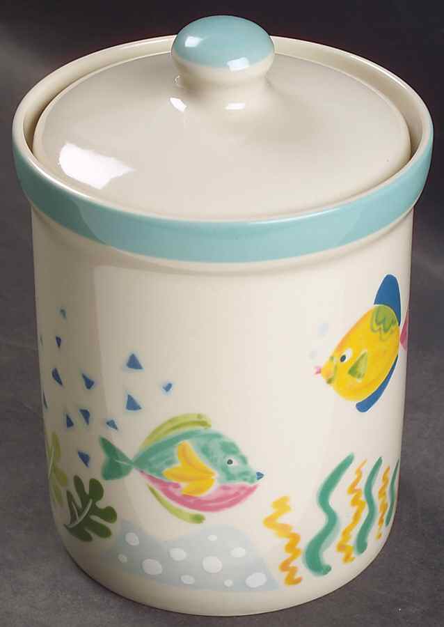 Barrier Reef Medium Canister & Lid by Studio Nova-1