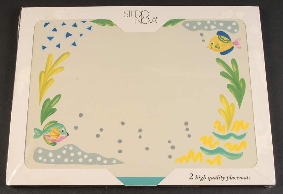 Barrier Reef (Set of 2) Corkboard Placemat by Studio Nova-1
