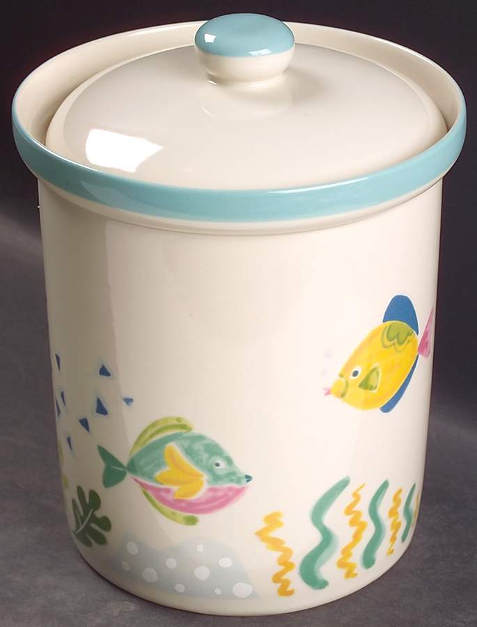 Barrier Reef Extra Large Canister & Lid by Studio Nova-1
