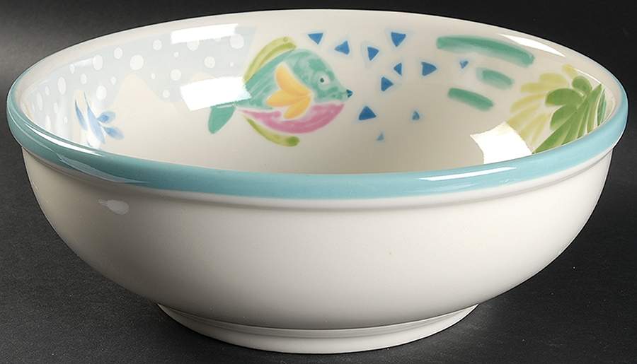 Barrier Reef 11" Large Salad Serving Bowl by Studio Nova-1