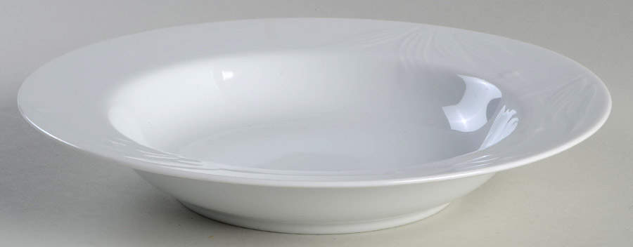 Bamboo White Rim Cereal Bowl by Studio Nova-1
