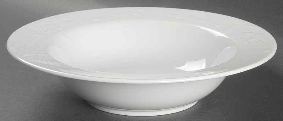 Bamboo White 10" Round Vegetable Bowl by Studio Nova-1