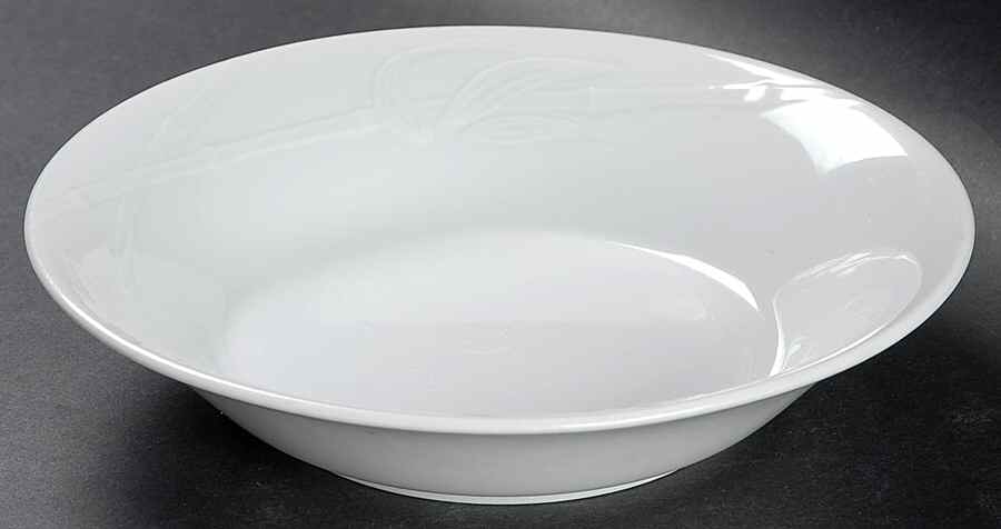 Bamboo White Coupe Cereal Bowl by Studio Nova-1