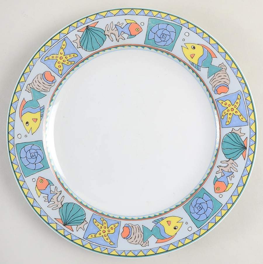 Beach Party Dinner Plate by Studio Nova-1
